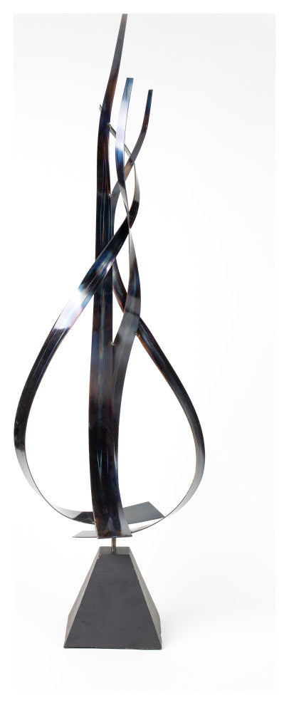 Euphoric Flame Metal Sculpture Original Artwork
