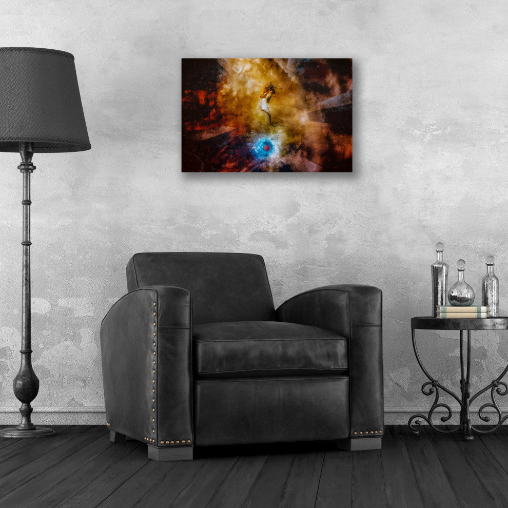 Epic Art 'The Sufferer' by Mario Sanchez Nevado, Acrylic Glass Wall Art, 24"x16"