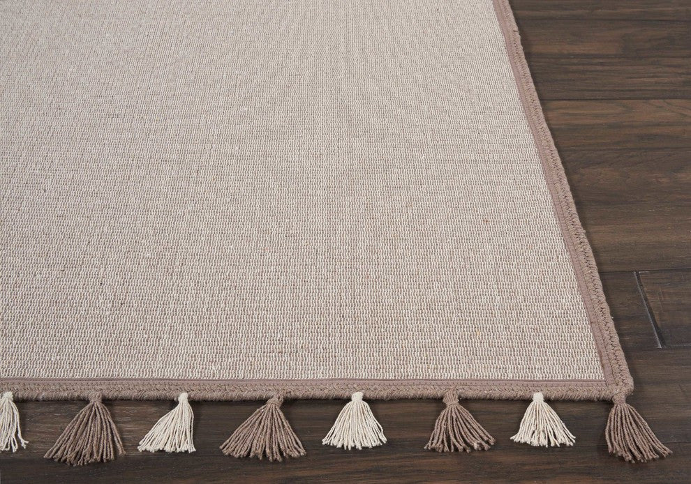 Nourison Otto Taupe Area Rug, 8'x10'6"