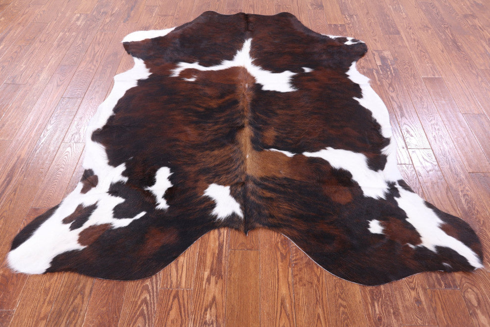 Organic Natural Hair-On Cowhide Area Rug 6' 10" X 6' 4" C1852