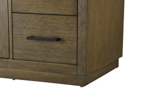 Home Living 60" Single Bathroom Vanity, Hazel Oak