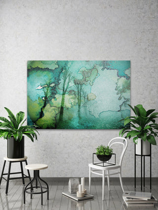"Oceanic Watermark" Fine Art Canvas Print, 36"x24"