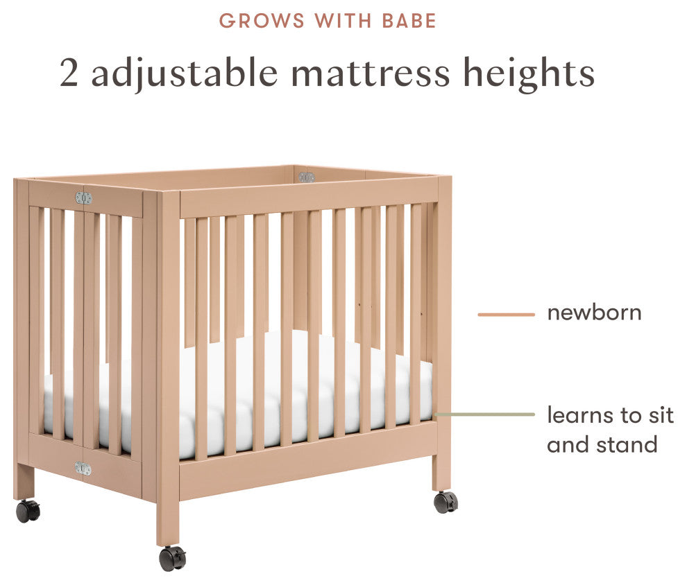 Origami Mini Crib, Canyon