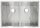Zero-Radius Undermount Stainless Steel Double Basin Kitchen Sink LP5