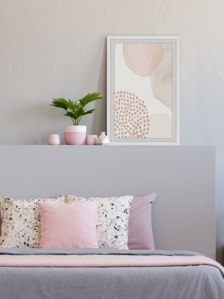 "Silent Expression" Framed Painting Print, 30x45