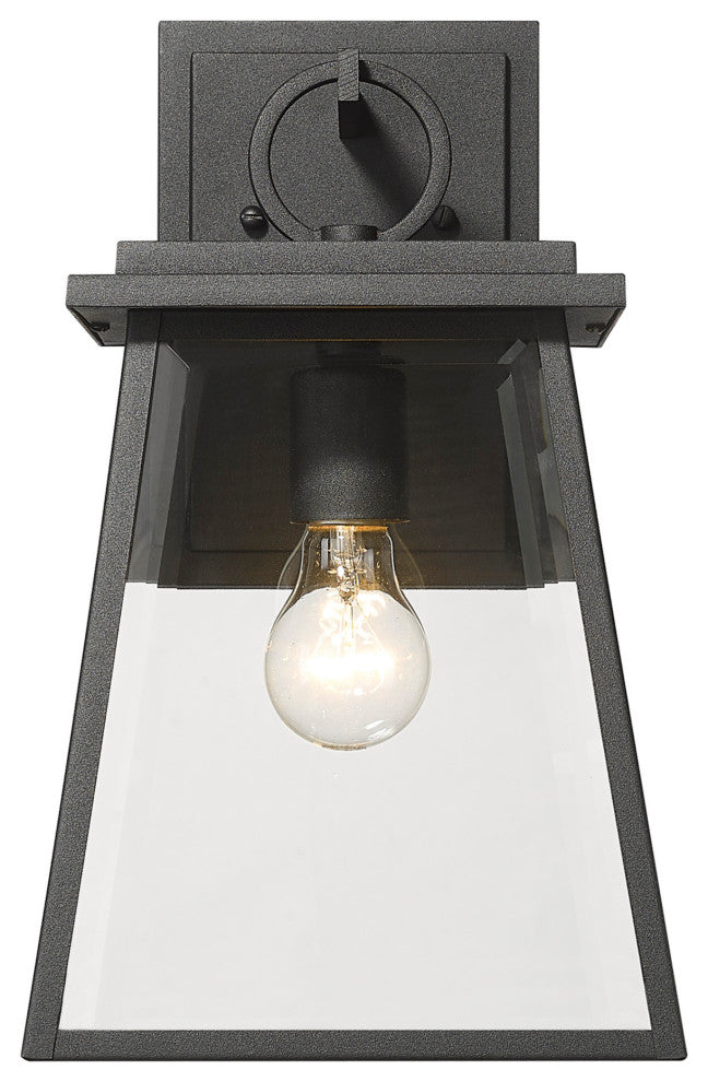 Z-Lite 521S Broughton 15" Tall Marine Grade Wall Sconce - Black
