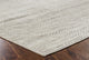 Ivory Contemporary Geometric Transitional High-Low Area Rug