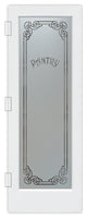 Pantry Door - Naples Harrington - Primed - 30" x 80" - Book/Slab Door