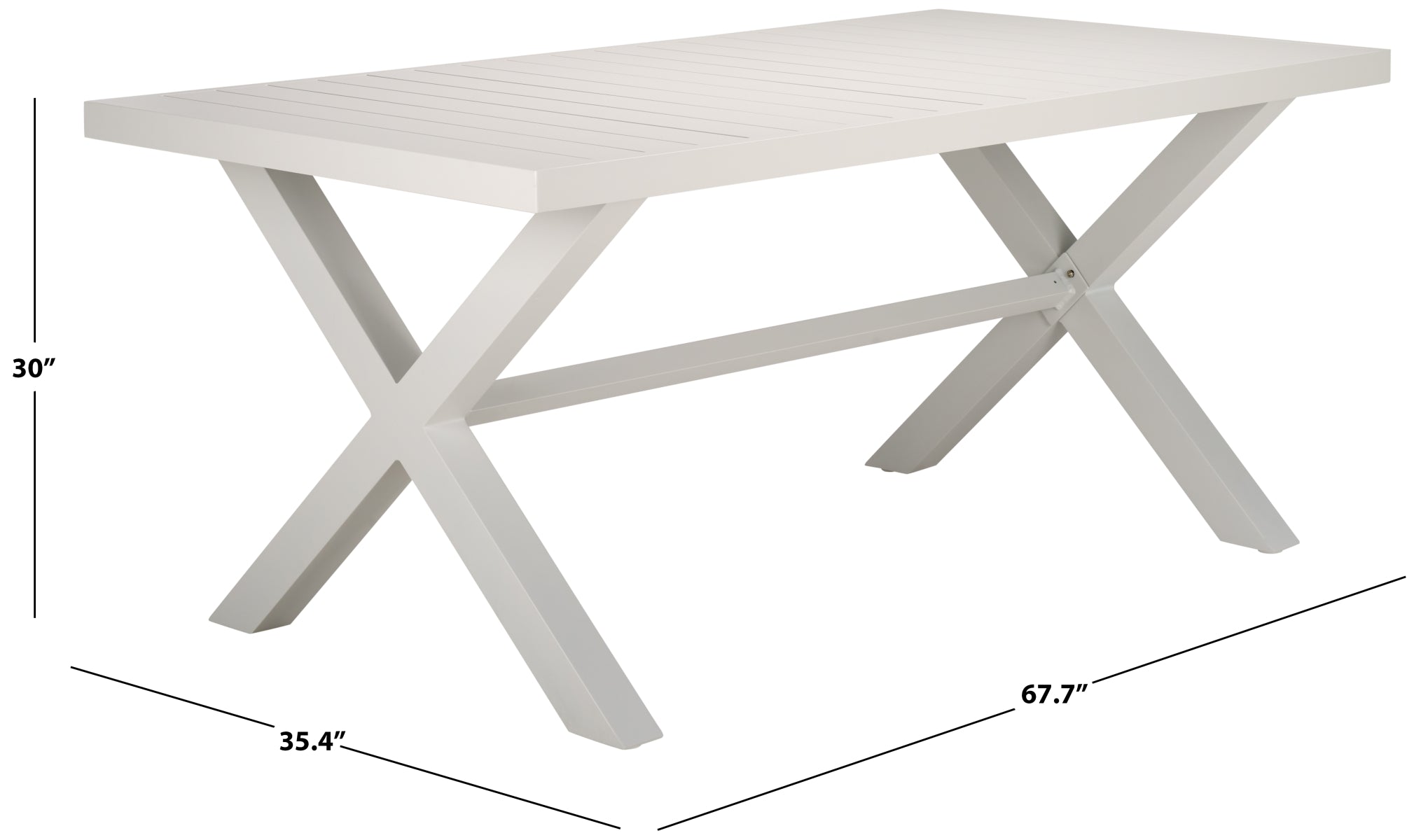 Safavieh Core Dining Indoor-Outdoor Table, White