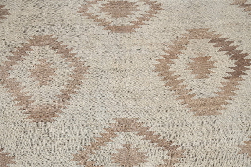 Natural Dye Kilim Oriental Wool Area Rug Flat-weave Bedroom Carpet 5x7