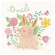 "Garden Friends White II Smile" Digital Paper Print by Mary Urban, 26"x26"