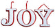 Nearly Natural D1048 8.5 JOY Holiday Deluxe Shatterproof Ornament Set