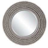 Uttermost Portside Round Gray Mirror
