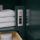 Marlena 48" Green Single Vanity, Top, Bronze Trim