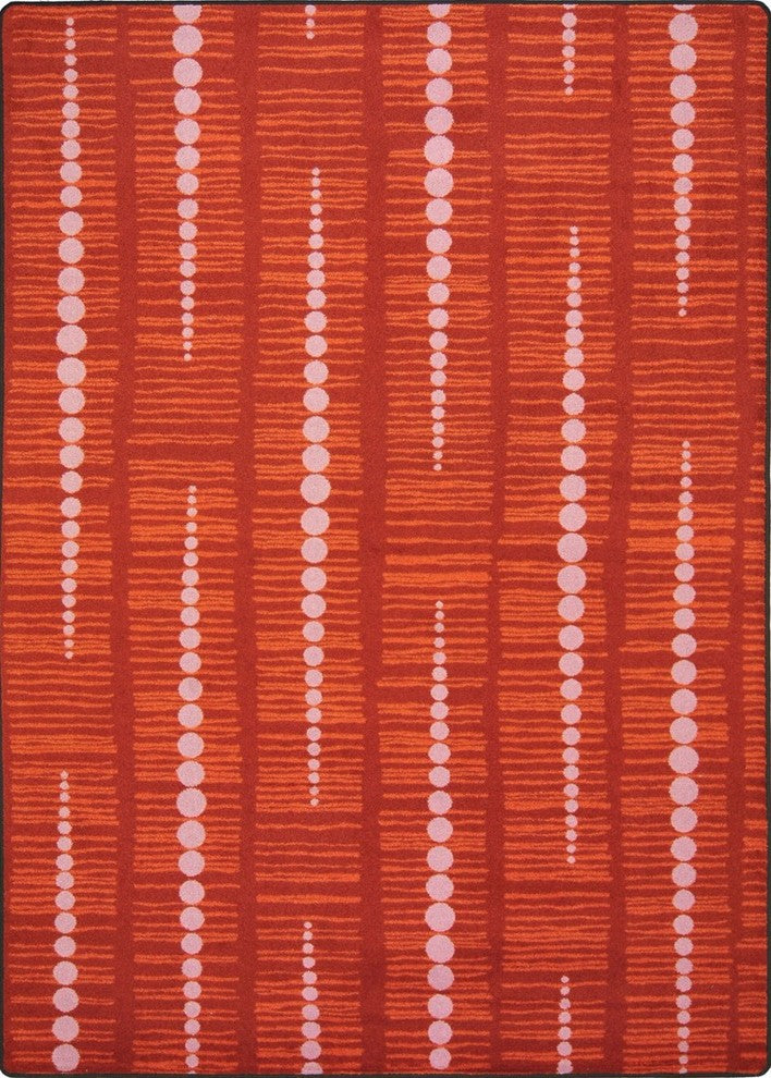 Kid Essentials Rug, Recoil, Red, 3'10"x5'4"