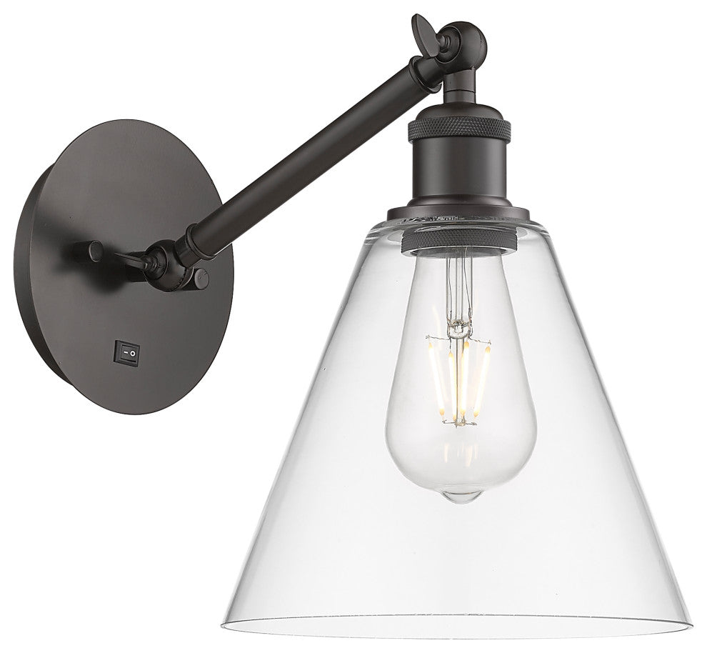Innovations 317-1W-OB-GBC-82-LED 1-Light Sconce, Oil Rubbed Bronze