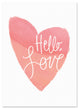 Hello Love 5x7 Tabletop Canvas