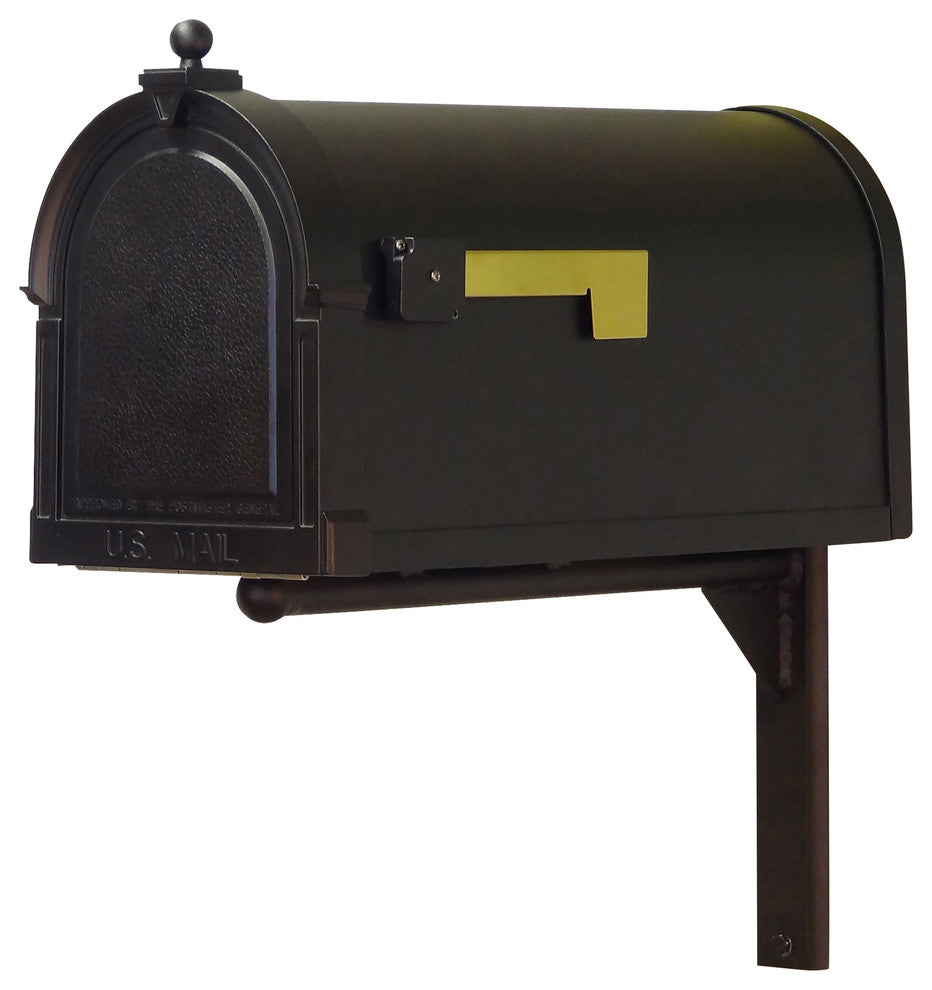 Berkshire Curbside Mailbox With Ashley Front Single Mailbox Mounting Bracket