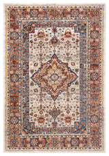 Safavieh Bijar BIJ652A Rug, Ivory/Rust, 3' X 5'