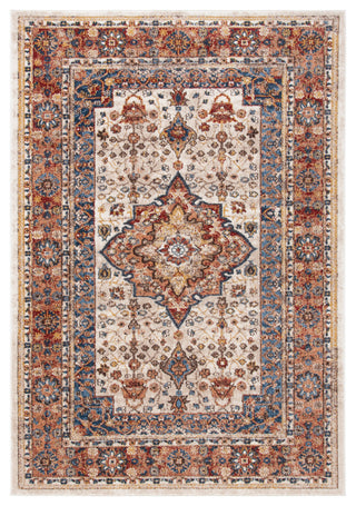 Safavieh Bijar BIJ652A Rug, Ivory/Rust, 3' X 5'