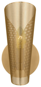 Plivot 1-Light Bath Vanity, Burnished Brass