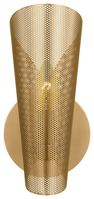 Plivot 1-Light Bath Vanity, Burnished Brass