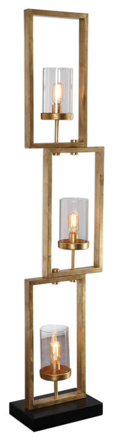 Uttermost Cielo Staggered Rectangles Floor Lamp