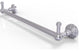 Waverly Place 18" Towel Bar and Integrated Hooks, Satin Chrome