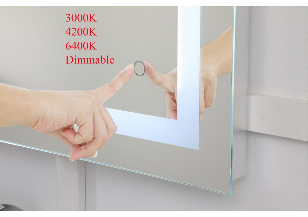 Elegant MRE14272 Helios 42"x72" Hardwired LED Mirror