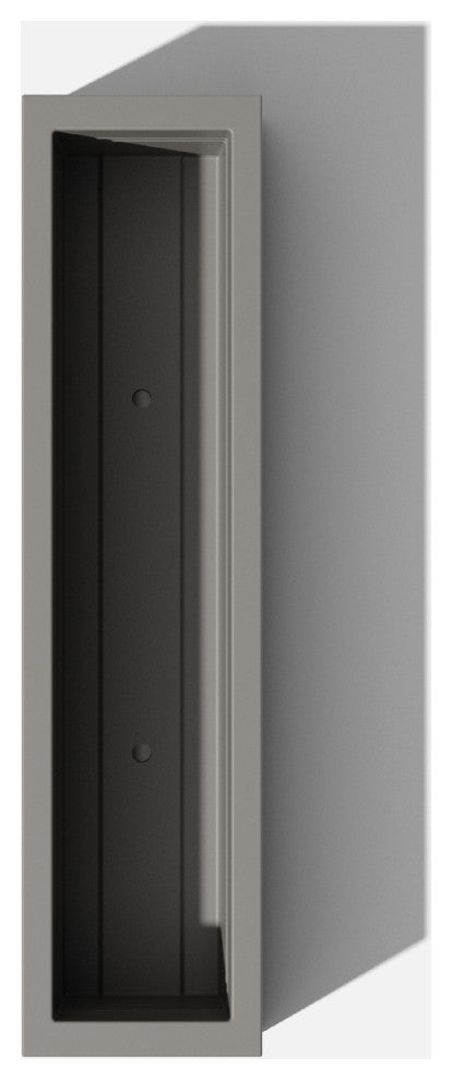 Veradek Block Series Trough 36" Planter, Grey
