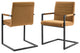 Side Dining Chair, Set of 2, Velvet, Brown, Cafe Bistro Restaurant Hospitality