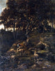 Charles Emile Jacque Shepherd and his Flock, Gallery Wrapped Canvas, 21"x28"
