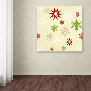 Tina Lavoie 'Beautiful Christmas IX' Canvas Art, 14" x 14"