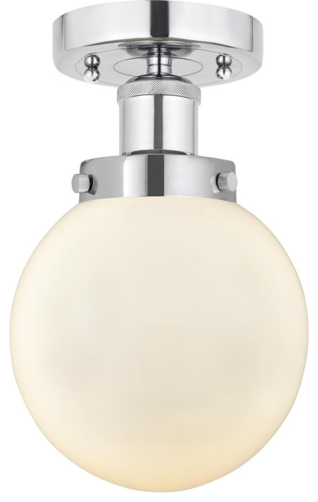 Beacon 1 Light Semi-Flush Mount, Polished Chrome