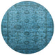 Ahgly Company Indoor Round Mid-Century Modern Area Rugs, 3' Round