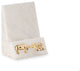 Bull and Bear White Marble Desktop Phone