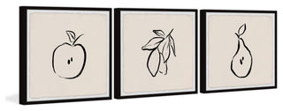 Nature's Goodies Triptych, 3-Piece Set, 12x12 Panels