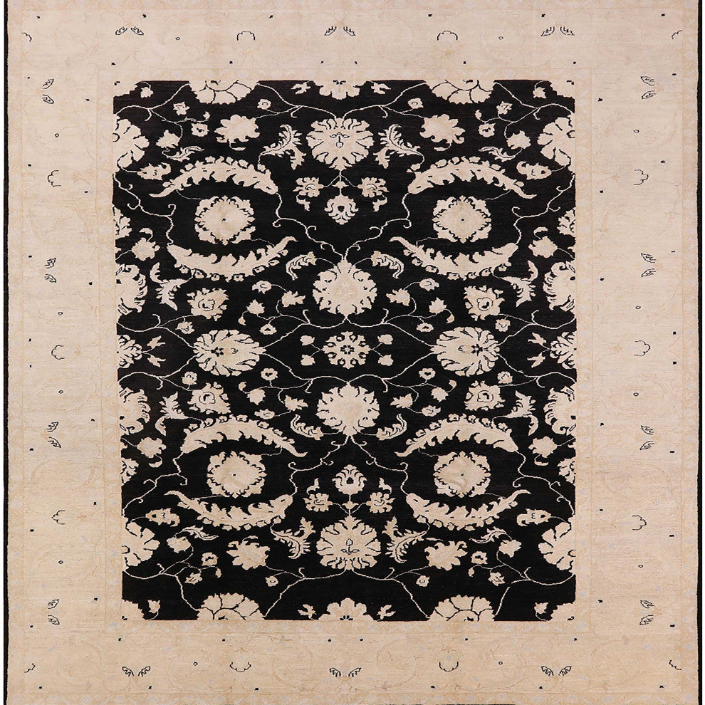 Ahgly Company Indoor Square Mid-Century Modern Area Rugs, 3' Square