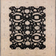 Ahgly Company Indoor Square Mid-Century Modern Area Rugs, 3' Square