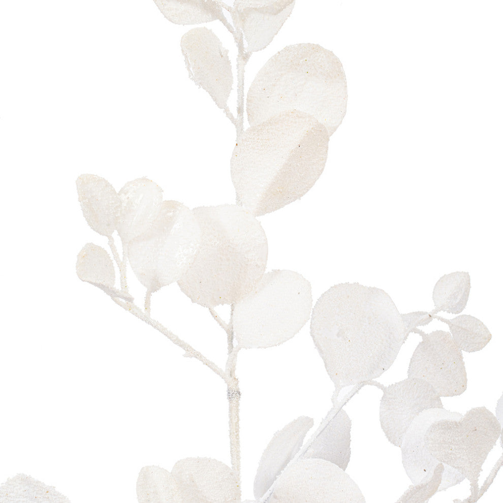 Vickerman 25" White Artificial Dogwood Snowy Spray, 3 per bag.