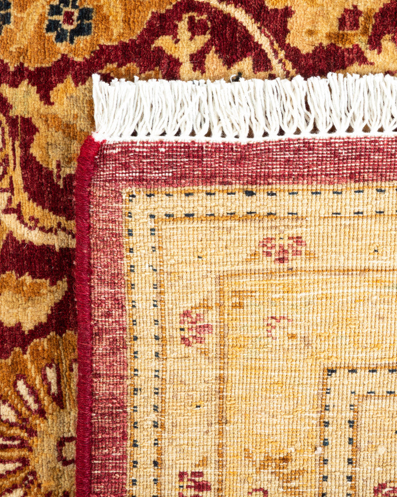 Mogul, One-of-a-Kind Hand-Knotted Area Rug  - Red, 6' 1" x 9' 0"