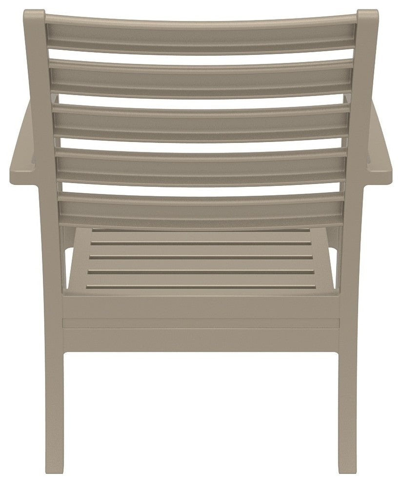 Compamia Artemis Club Armchair, Set of 2, Taupe