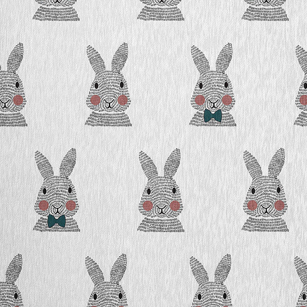 Bunny Fluffle Easter Chenille Rug, Ocean Abyss Green, 5'x7'