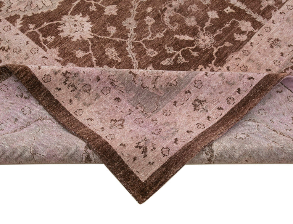 Rug N Carpet - Handmade Oriental 11' 11" x 14' 9" Large Oushak Area Rug