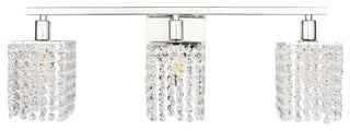 Elegant Lighting LD7010 Phineas 3 Light 24"W Bathroom Vanity - Chrome