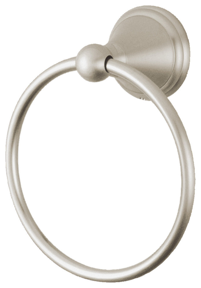 Governor BA2974SN 6-Inch Towel Ring, Brushed Nickel - Thumbnail 5