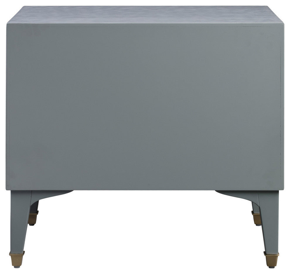 Divine Grey Nightstand - Grey