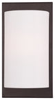 Livex Meridian 1 Light 11" Tall Wall Sconce, Bronze