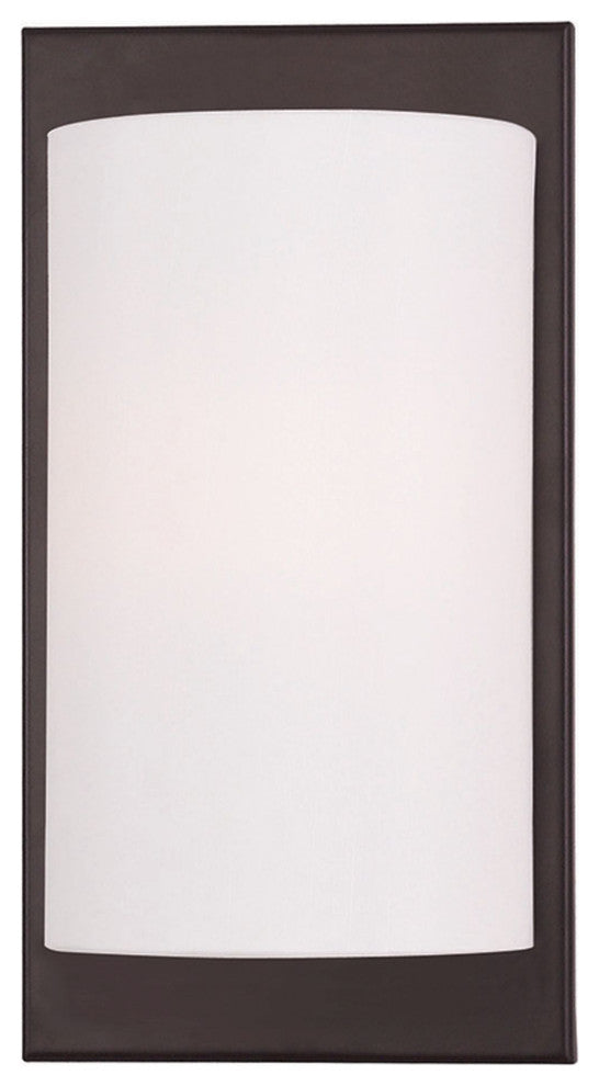 Livex Meridian 1 Light 11" Tall Wall Sconce, Bronze