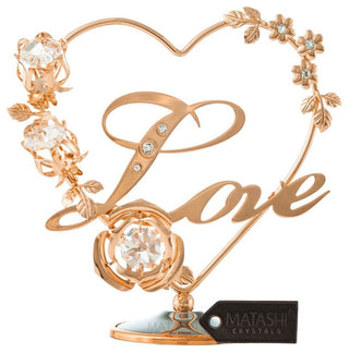 Rose Gold Plated Love Table Top Ornament